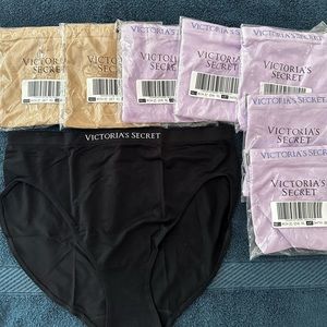 Victoria’s Secret Seamless Brief Panty lot of 8 —NEW